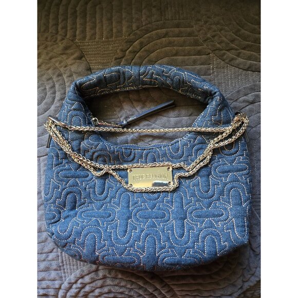 True Religion Denim Signature Quilted Hobo w/Detachable Chain Strap - Picture 4 of 6